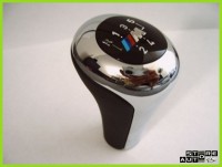 MANETES BMW ORIGINAL ///M - CROMADA / TITANIO / PELE 